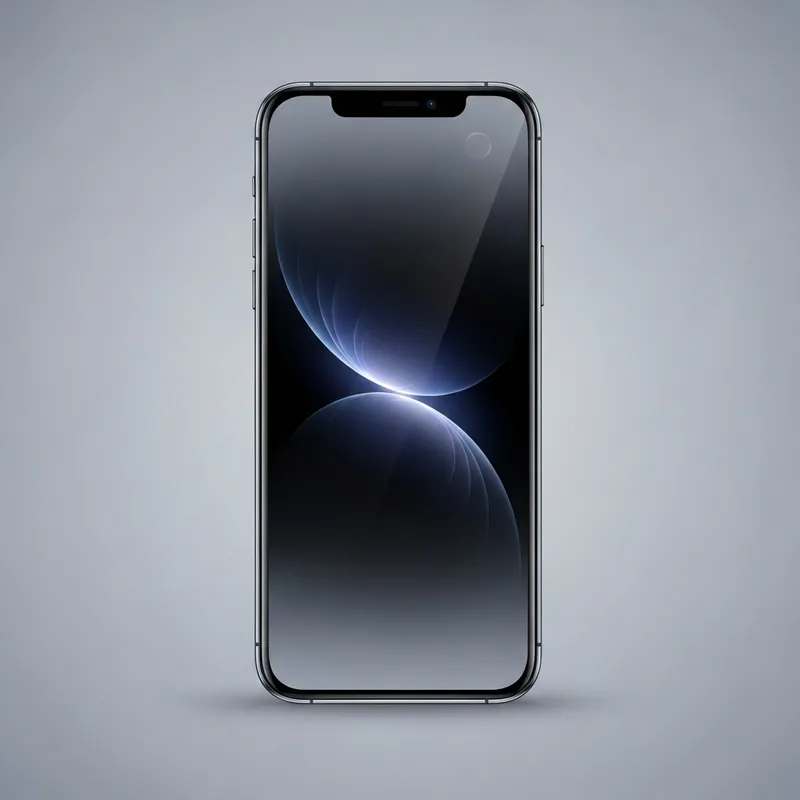 Sleek iPhone 14 with Wrap-Around Display Design
