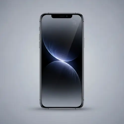 Futuristic iPhone 14 Illustration with Wrap-Around Display