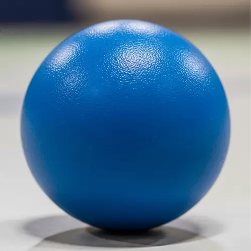 Vibrant Blue Racquetball Ball | Smooth & Squishy Rubber Composition