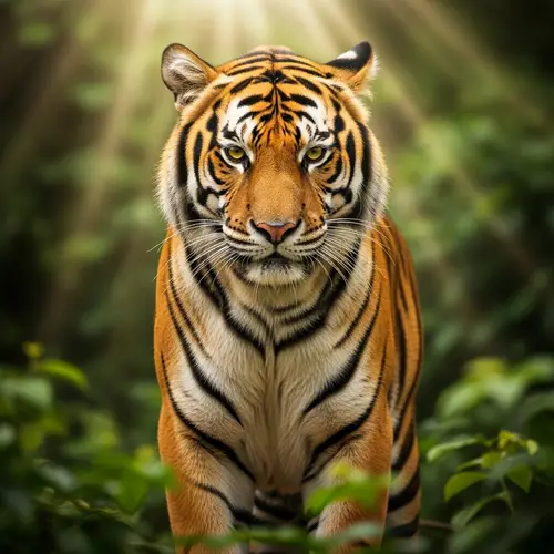 Majestic Tiger in Jungle - Grace and Power Captured
