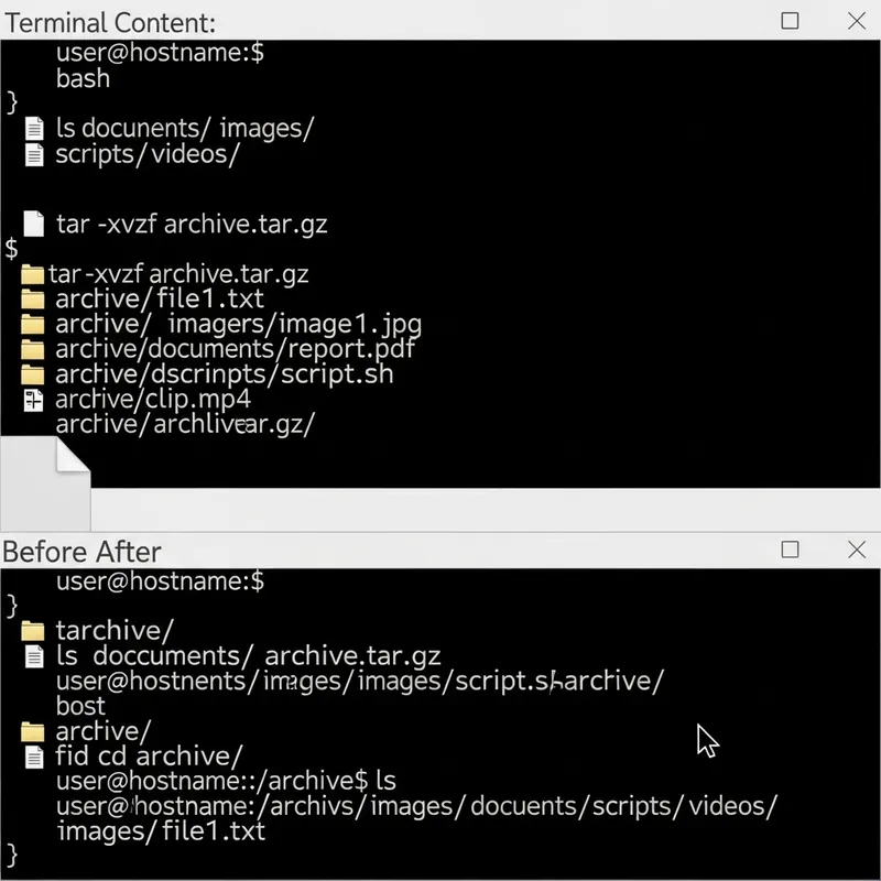 Efficient File Extraction with Unix Terminal Commands | Linux Tricks