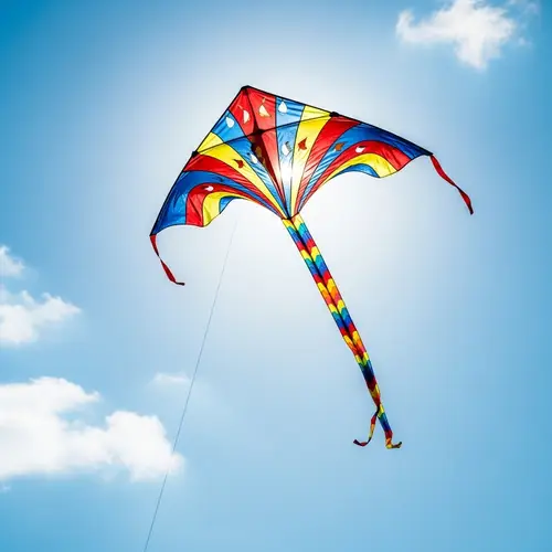 Kite Fluttering in the Sky