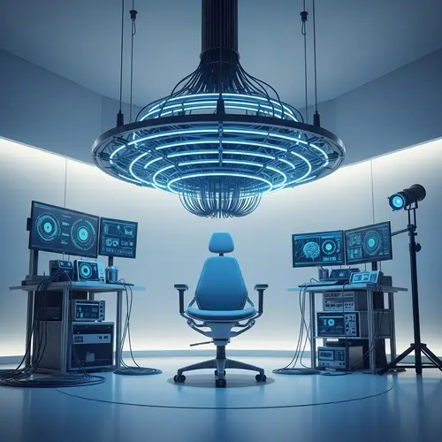 Supercomputer Brain Interface | Futuristic Tech Image