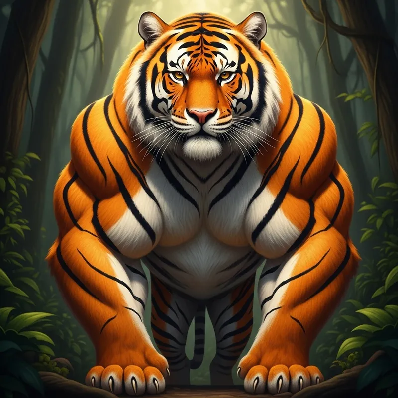 Super Tiger - Majestic with Vibrant Features