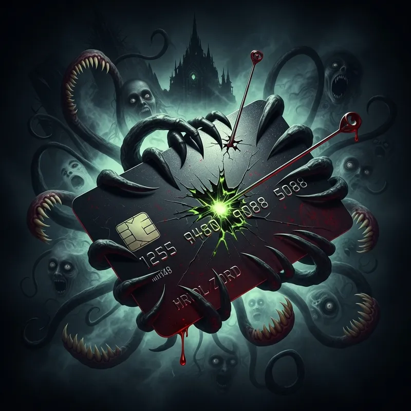 Sin Yong Card Horror Depiction