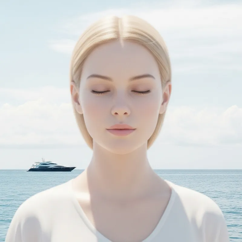 Dreamy Portrait of a Pale Young Woman by Sarah Moon | Ethereal Beauty