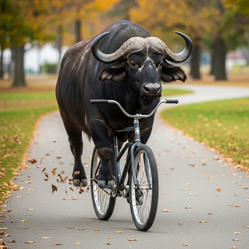 Buffalo Riding Bike | Park Adventure