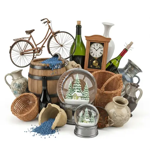 Vintage Damaged Goods and Untouched Treasure - Unique Items Collection