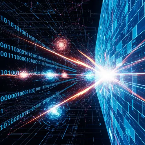 Dynamic Cyber Attack Visuals | Neon Techno Coding & Firewalls