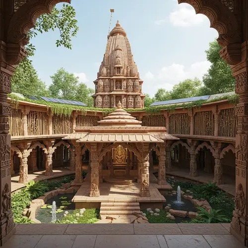 Sustainable Building Design Inspired by Ancient Hindu Temple Architecture