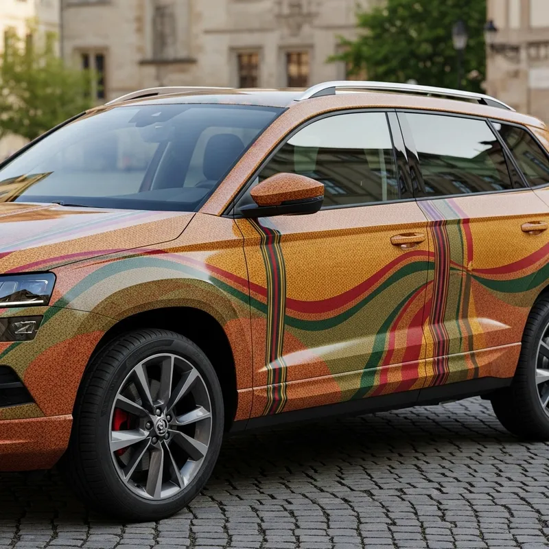 Realistic Gucci-Styled Skoda Karoq Image