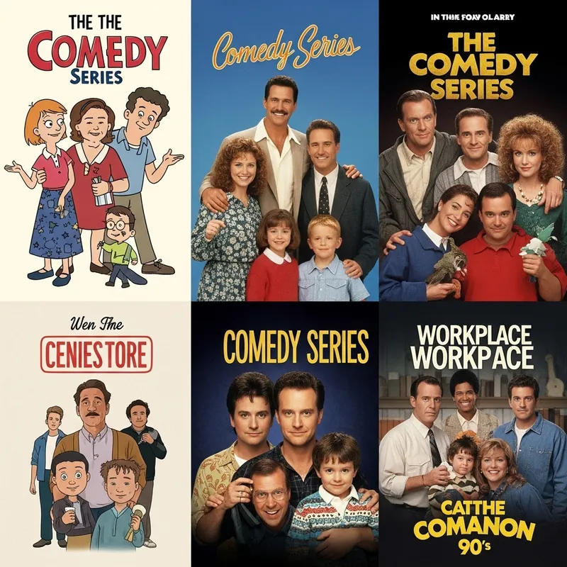 90s Comedy Series Posters: Nostalgic Collection