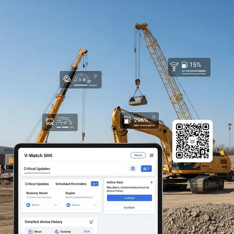 Maximizing Construction Site Efficiency with V-Watch SMS Platform