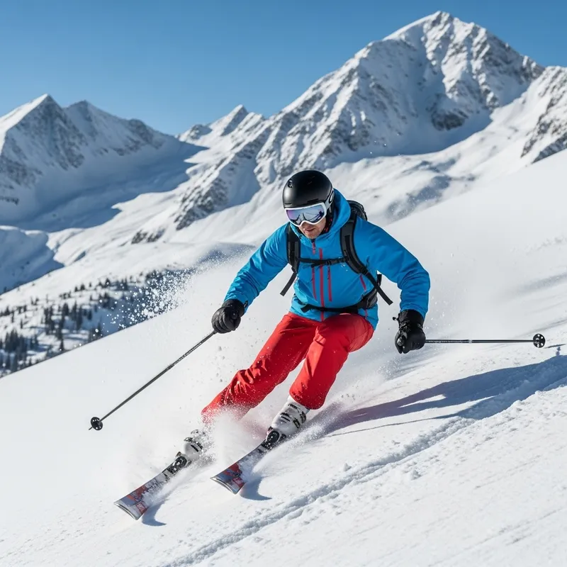 Skiing Adventure: Embracing the Snowy Slopes