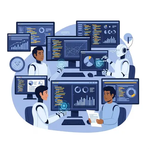 Futuristic Office Scenario: Robotic Process Automation (RPA)