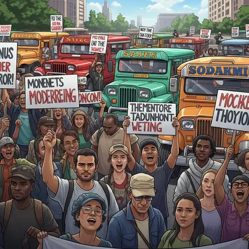 Modernization of Jeepneys: Diverse Public Demonstration