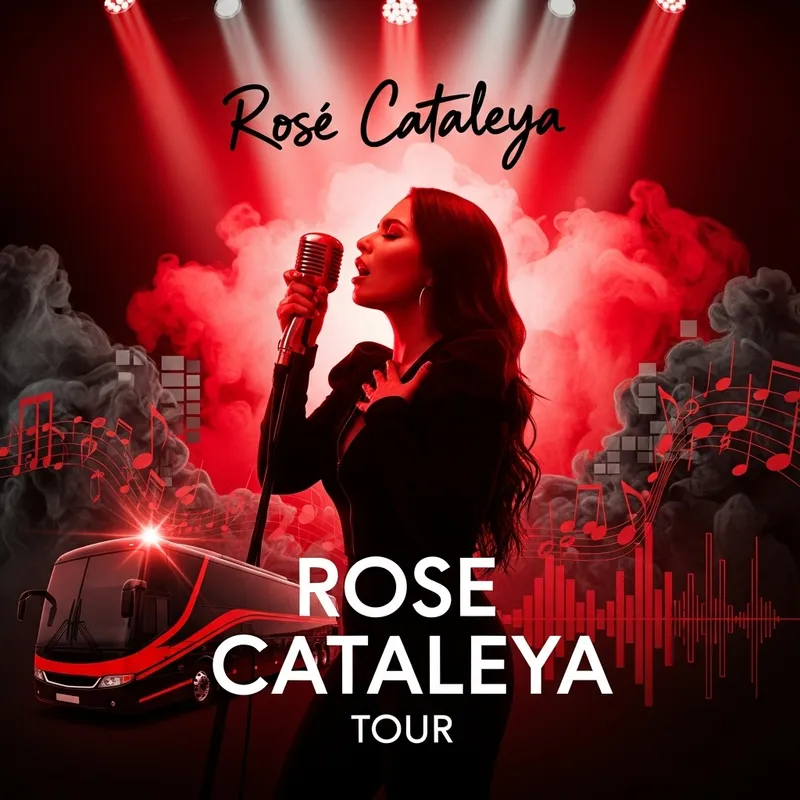 Karol G's Rose Cataleya Tour: Red, Nude, Black Colors