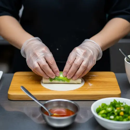 Spring Roll Making - Step-by-Step Guide