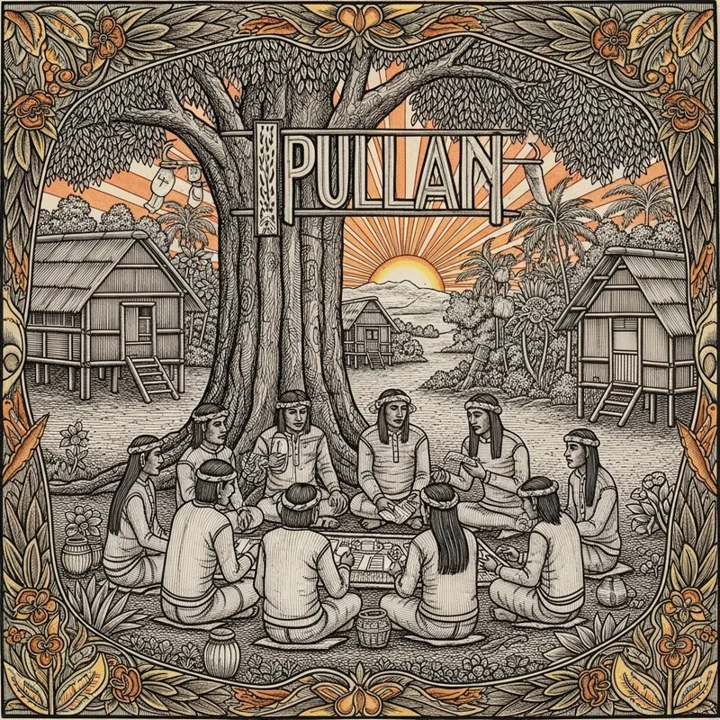 Filipino Katitikan ng Pulong Traditional Art Style