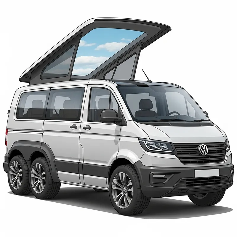 Open-Roof Six-Wheeled Van with Sky-View Open-Roof Six-Wheeled Van with Sky-View