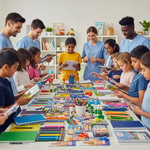 Heartwarming Stationery Donation Event at Orphanage