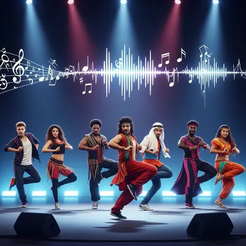 Dynamic Dance Performance with Diverse Multicultural Dancers