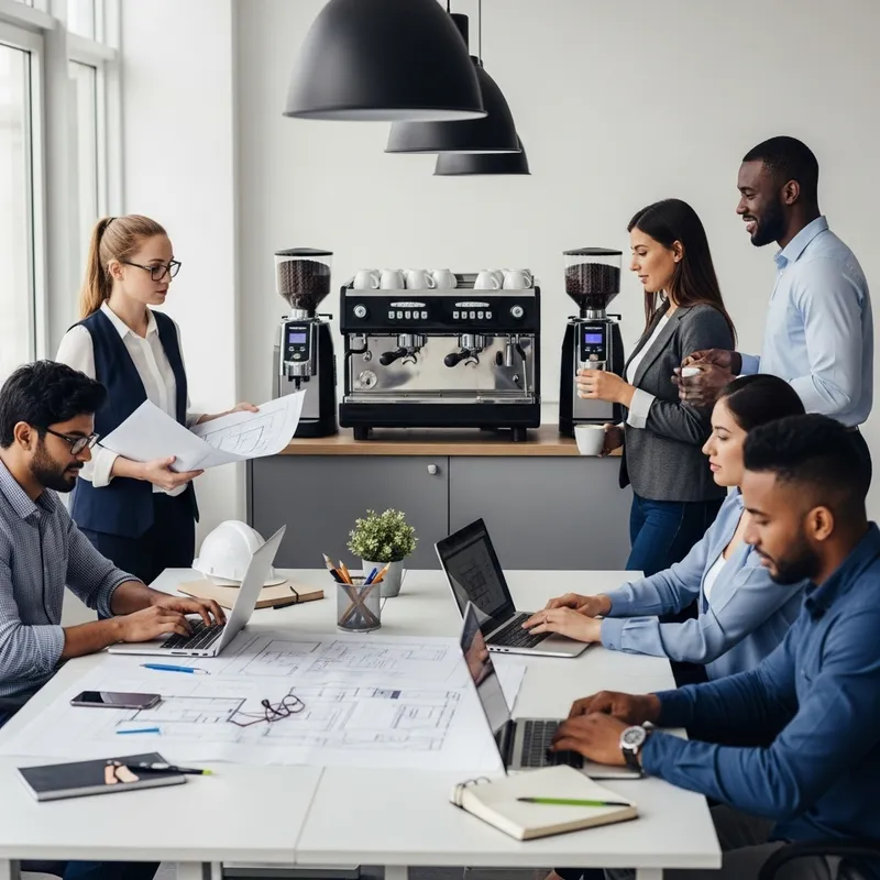 Office Coffee Machine: Employees Enjoy Fresh Brews