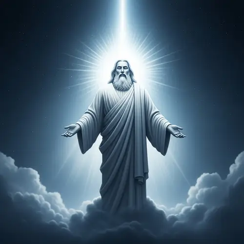 Divine Transcendental Entity Illustration | Universal Compassion