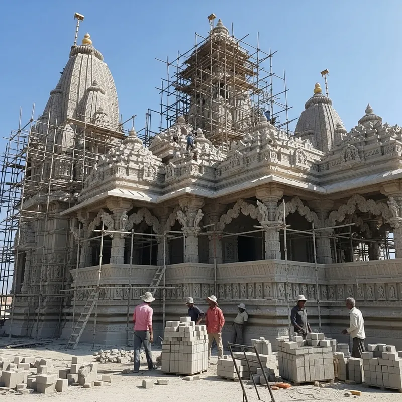 New Ram Mandir Construction in Ayodhya: Divine Creations Unfolding