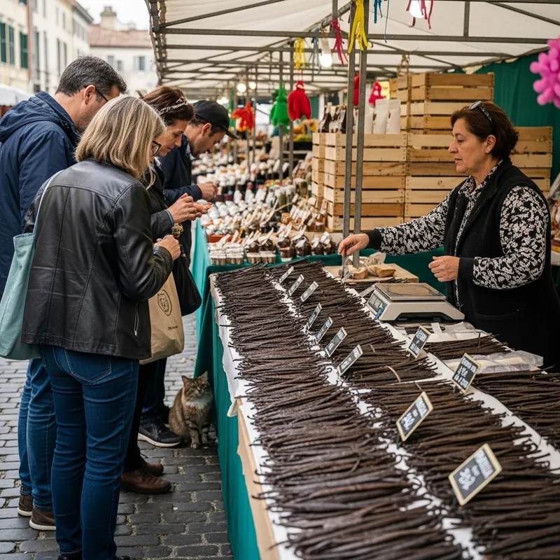 Premium Vanilla Pods at Vibrant Market