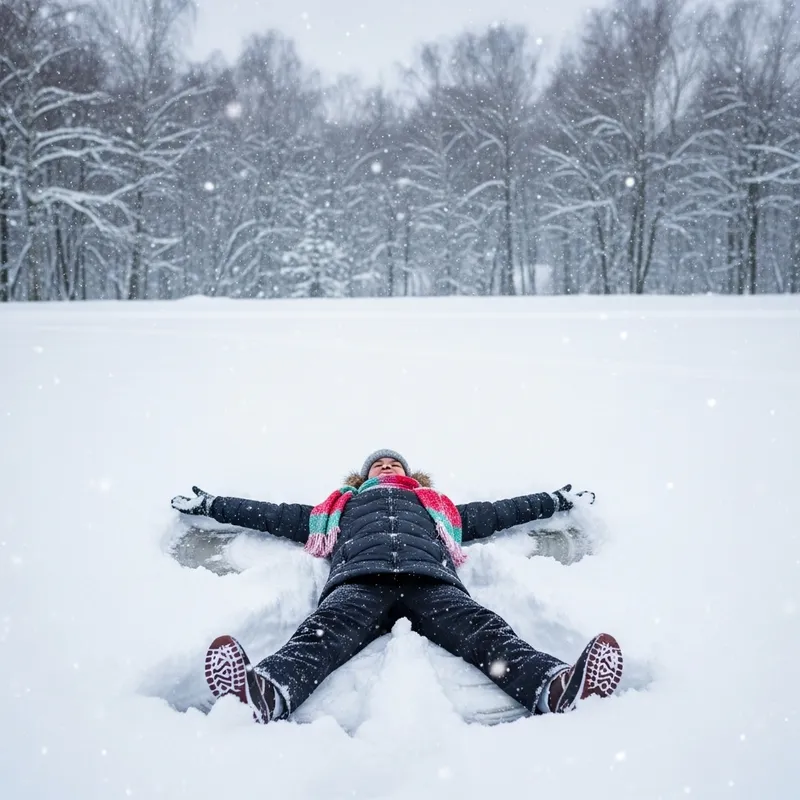 Snow Angel Fun: Embrace Winter Bliss Snow Angel Fun: Embrace Winter Bliss