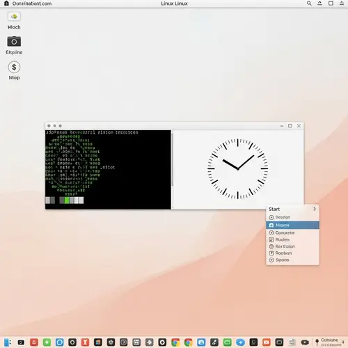 Minimalist Linux Interface: Clean & Aesthetic Design