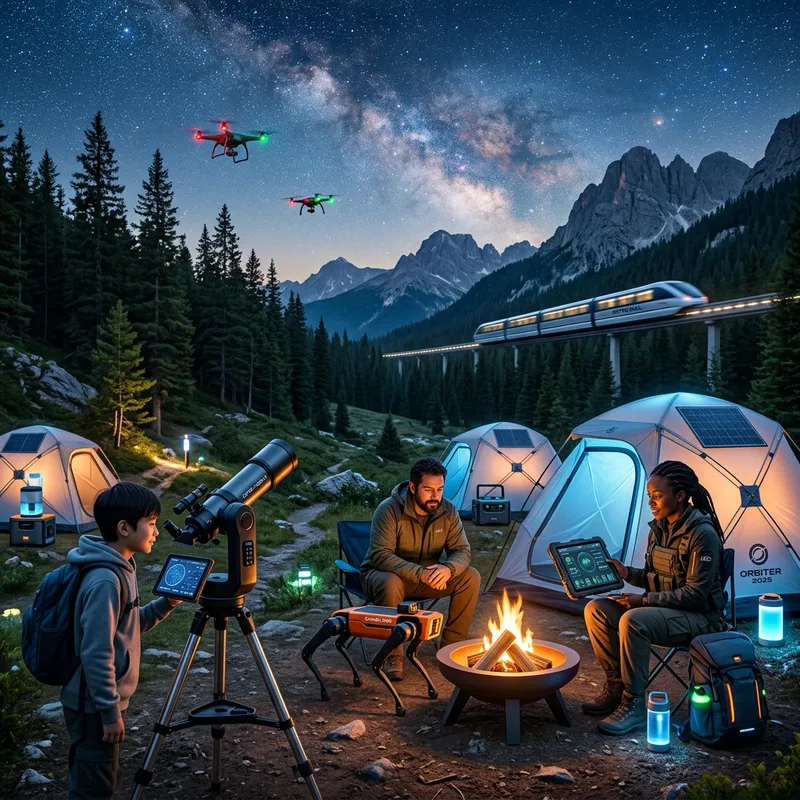 Futuristic Camping Experience in 2025 Futuristic Camping Experience in 2025