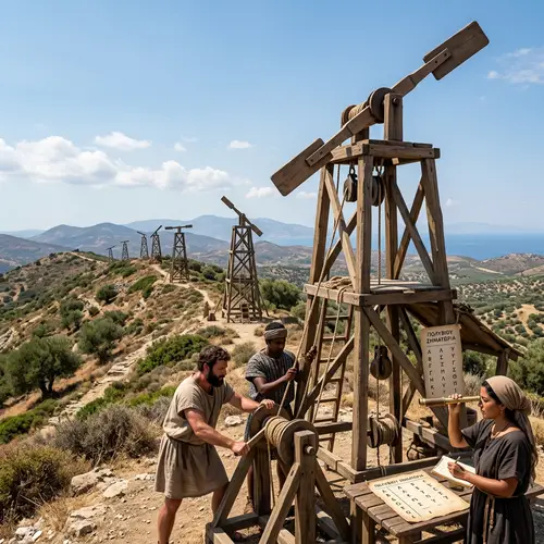 Ancient Optical Telegraph System | Semaphore Line by Polybius
