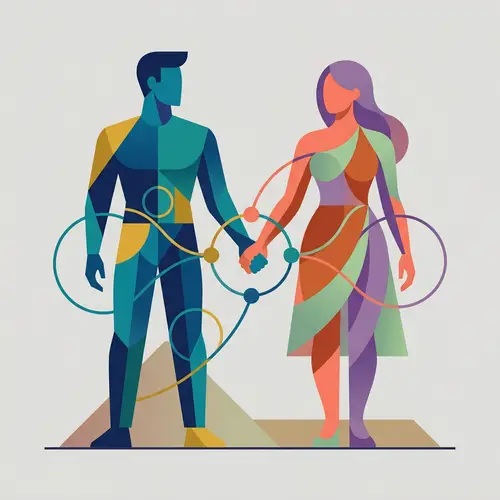 Modern Gender Equality Illustration