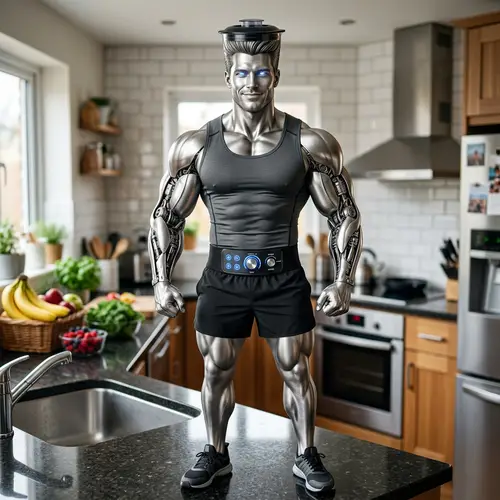 Muscular Man Blender | Unique Kitchen Appliance Transformation