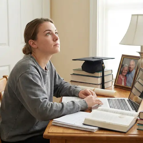 Determined Young Girl Prepares to Graduate | Aspirations & Success