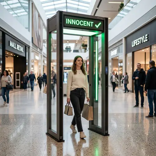 Interactive Walk-Through Metal Detector | Guilt Detection Technology