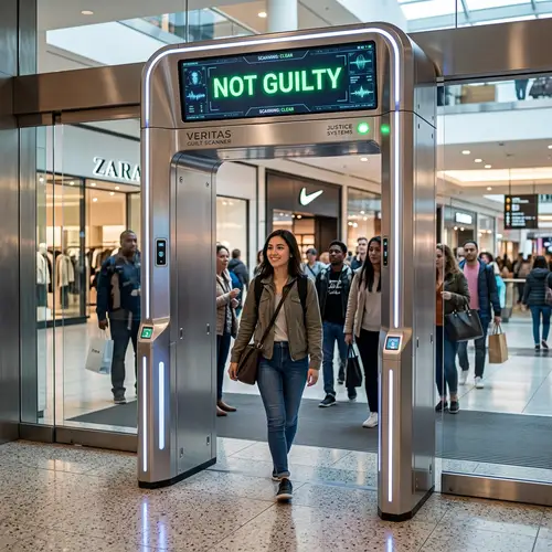 Revolutionary Walk-Through Metal Security Detector with Guilt Detection