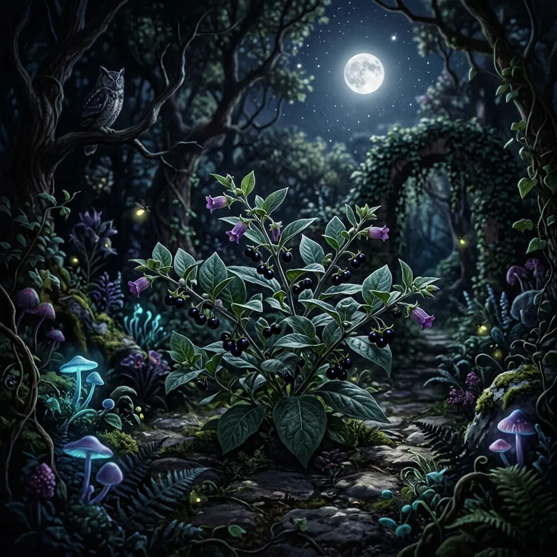 Nightshade Mystique: Dark & Mysterious Beauty