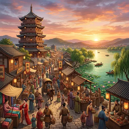 Ancient China Hangzhou - Rich Culture & Iconic Landmarks