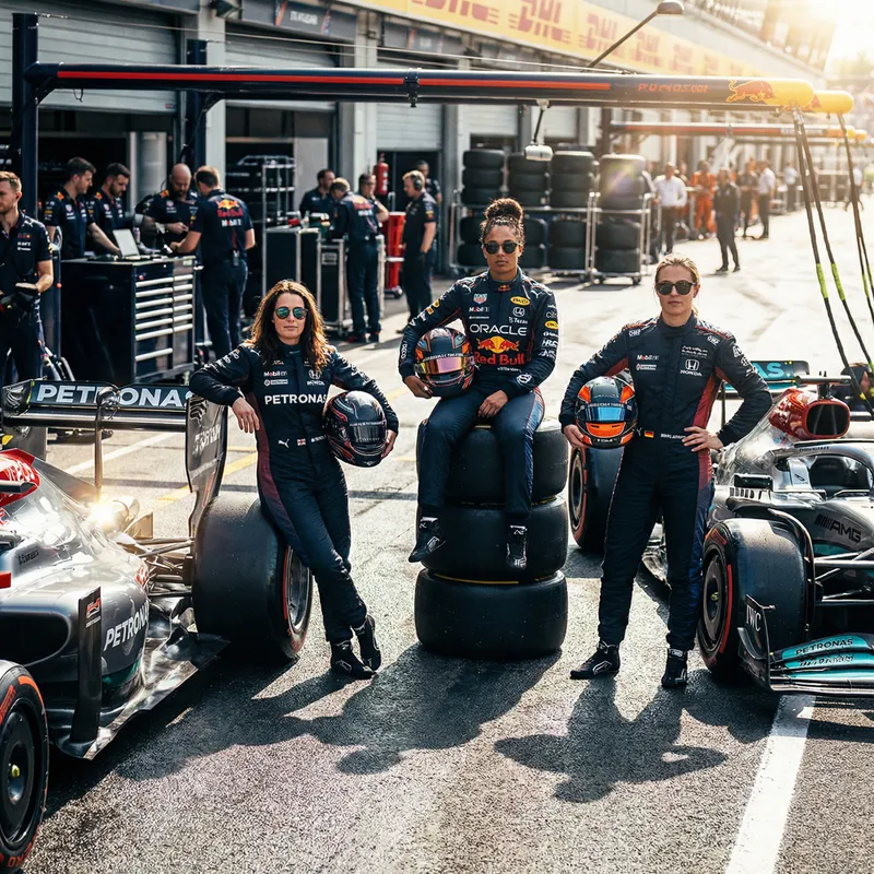 Empowered Female Racers in F1 - Ultimate Pit Lane Action
