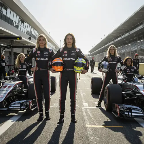 Empowered Female Racers in F1 - Ultimate Pit Lane Action