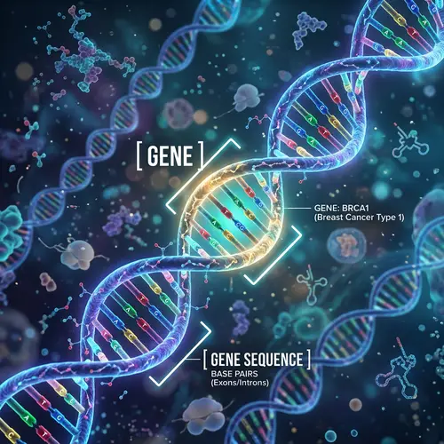 Stunning DNA Background Image of Genes