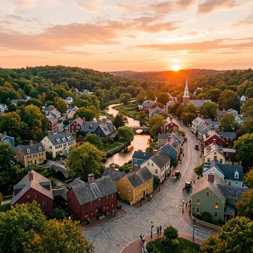 Historic Town of Salem: Colonial Architecture & Scenic Beauty