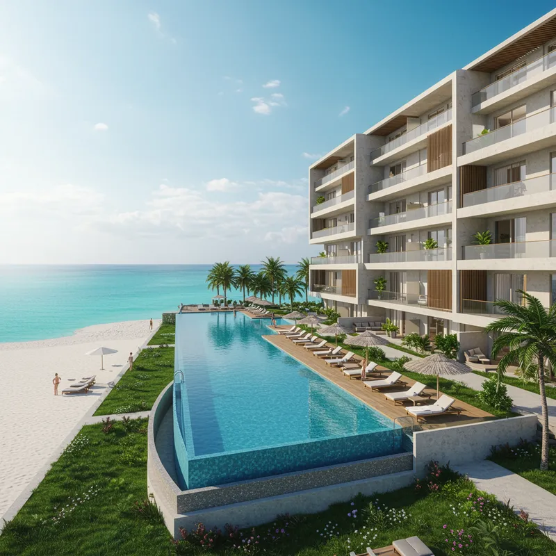 Modern Beachfront Condominium Architectural Design