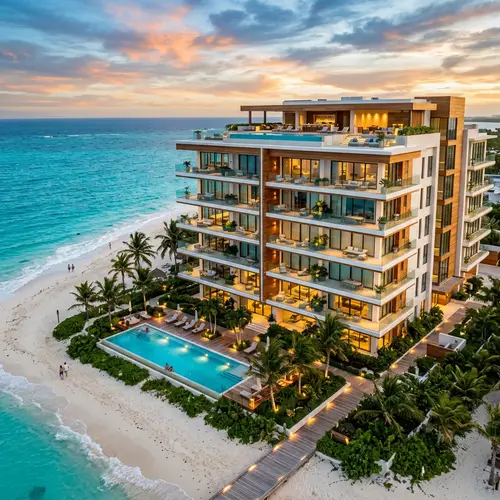 Modern Beachfront Condominium Architectural Design