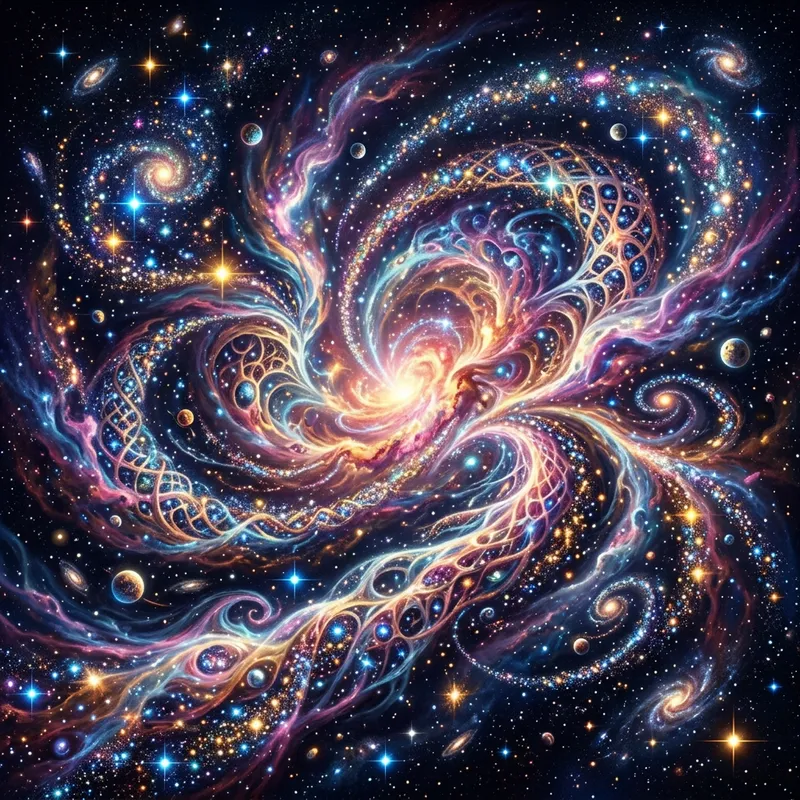 Abstract Galaxy Art - Incredible Cosmic Display