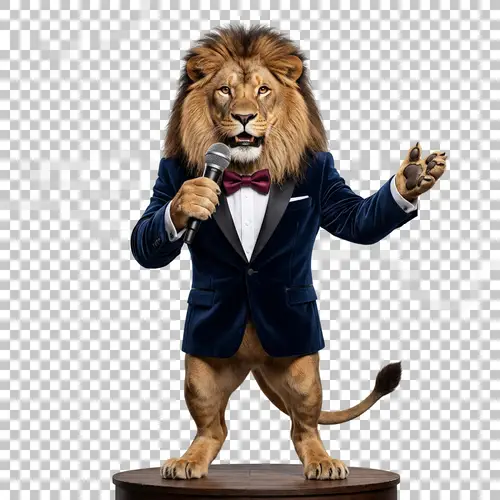 Lion Contest Host Image Without Background