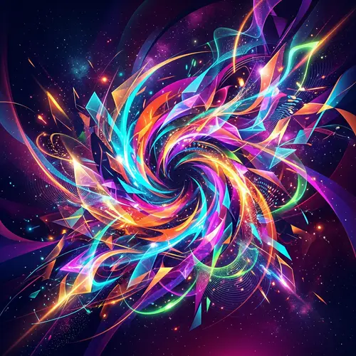 Vibrant Abstract Digital Artwork | Unique Style